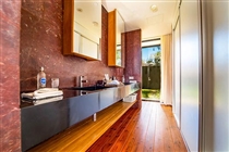 Double sink vanity, guest bedroom B